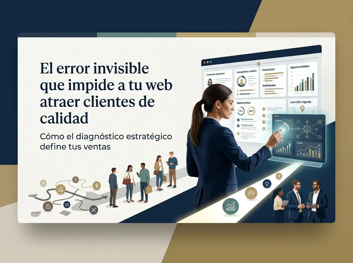 Diagnóstico estratégico web para atraer clientes de calidad Diagnóstico estratégico de una web para atraer clientes de calidad mediante análisis FODA y SEO local